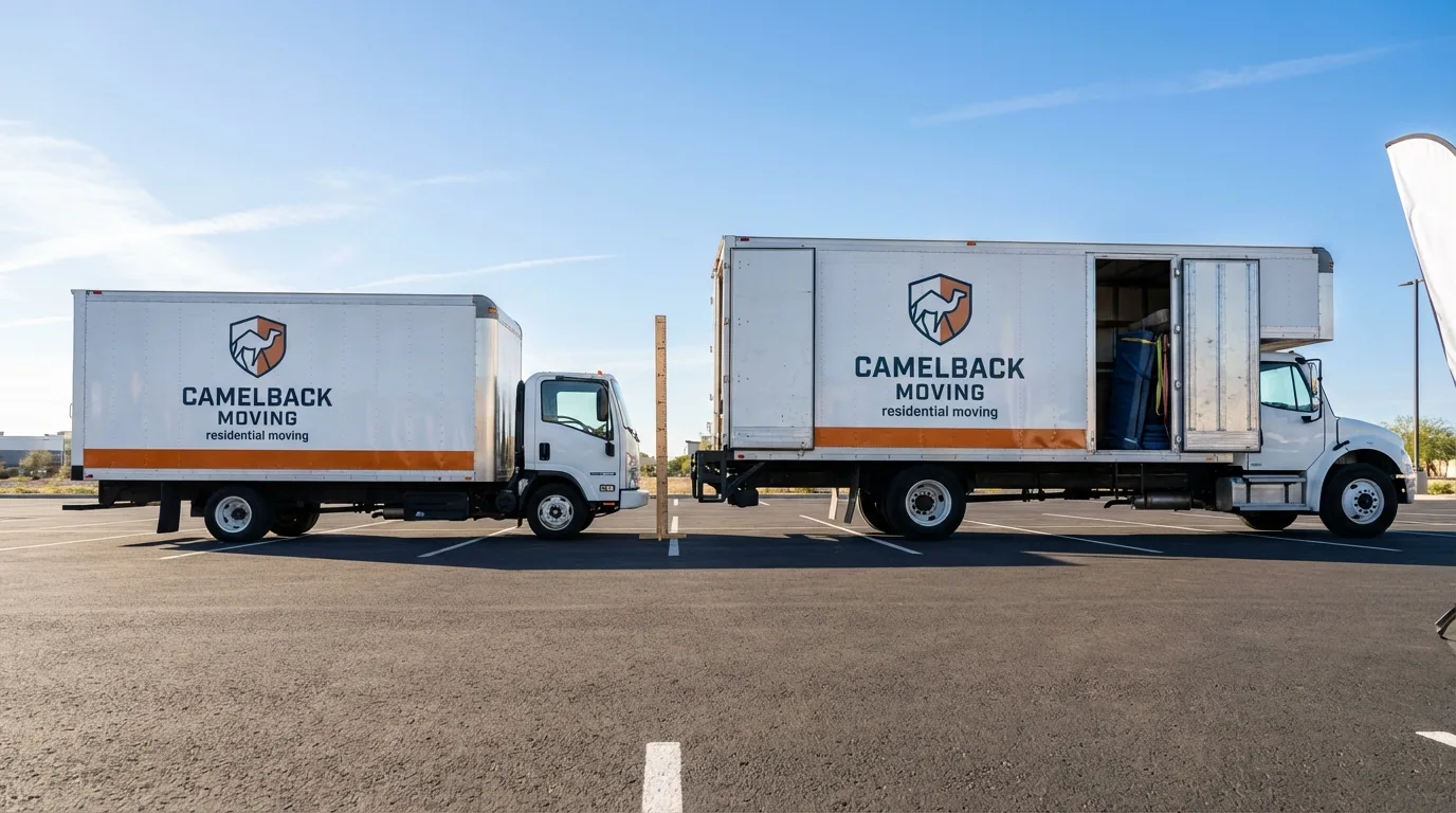 Moving truck size capacity guide in Chester Heights